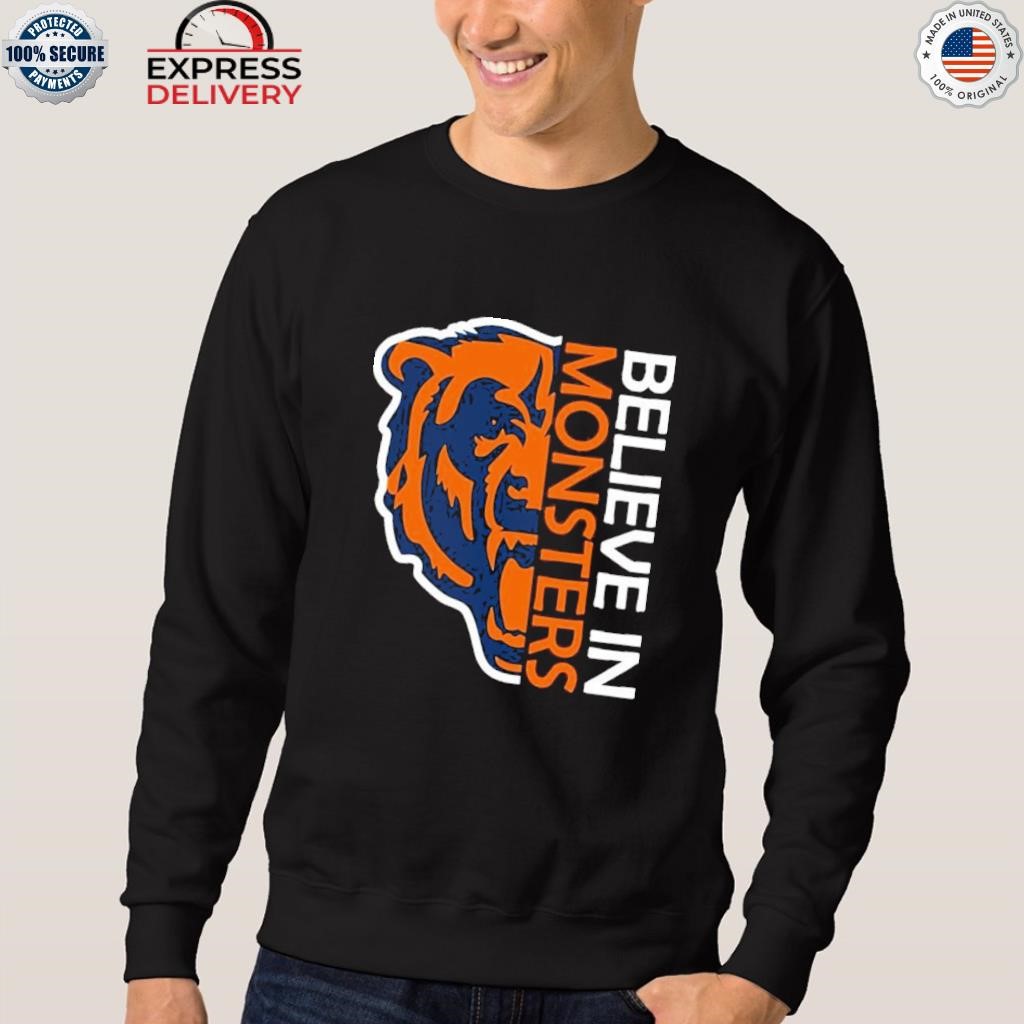 Believe In Monsters Chicago Bears Football Unisex T-Shirt - Teeruto