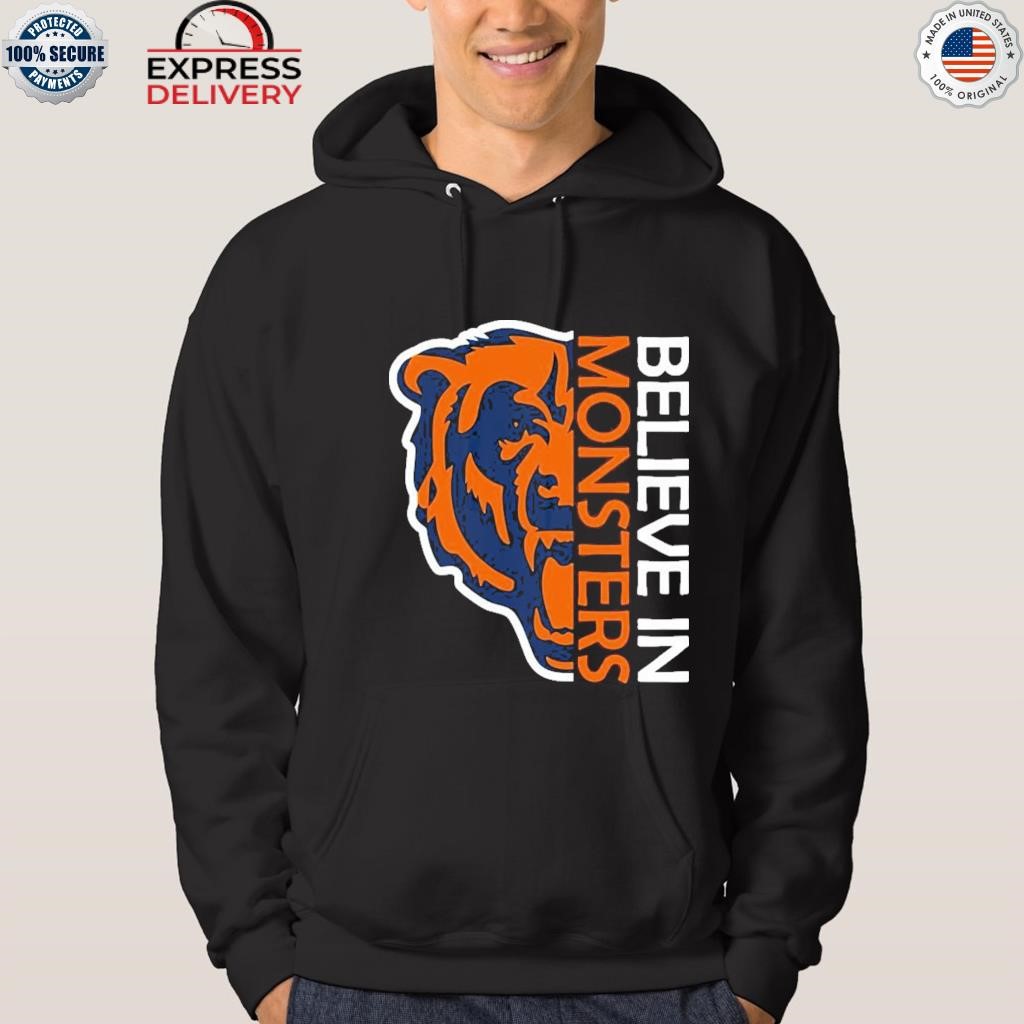 Official Believe In Monsters Chicago Bears Football Shirt - Togethertee