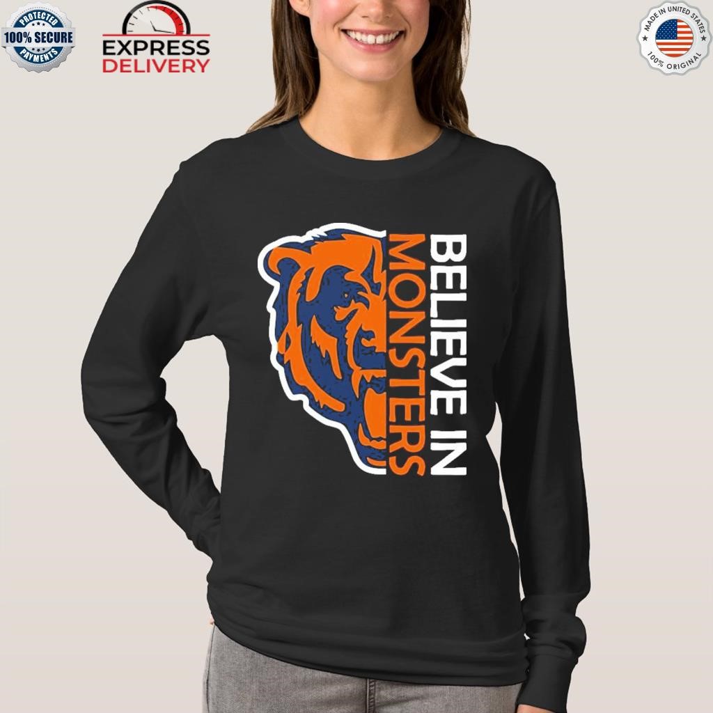 Football Sweatshirt Chicago Bears Long Sleeve Shirt Chicago 