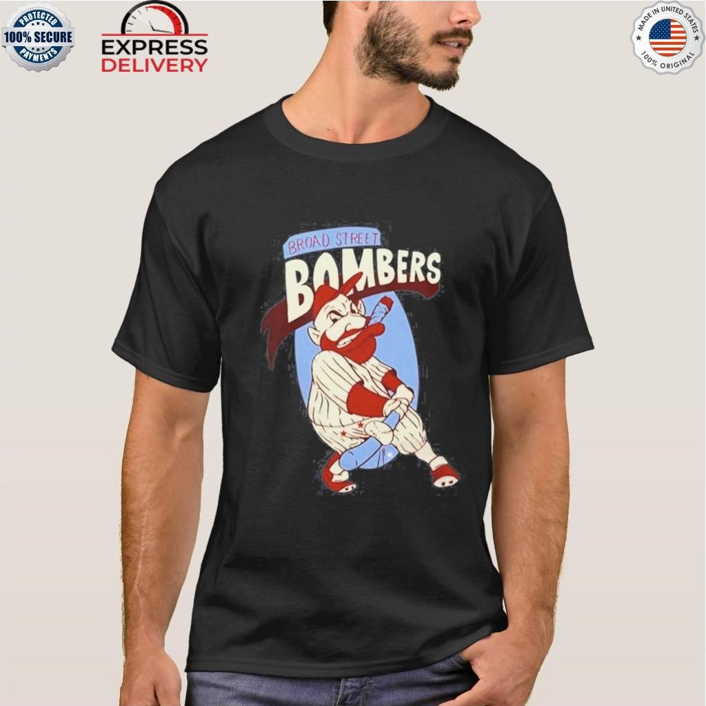 Broad Street Bombers Philadelphia Phillies Paint The Black T-shirt