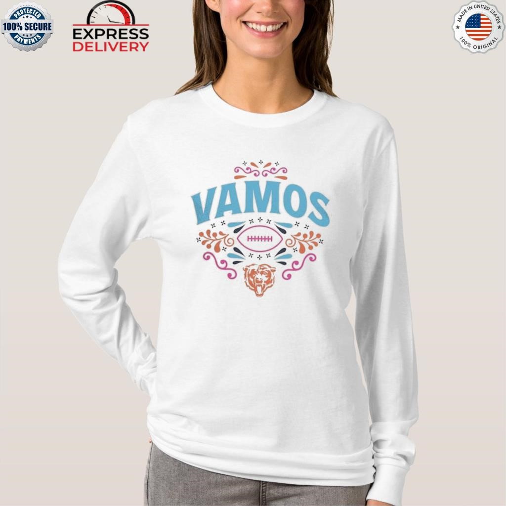 Majestic Threads Cream Chicago Bears Latino Heritage Floral Football Shirt,  hoodie, longsleeve, sweater