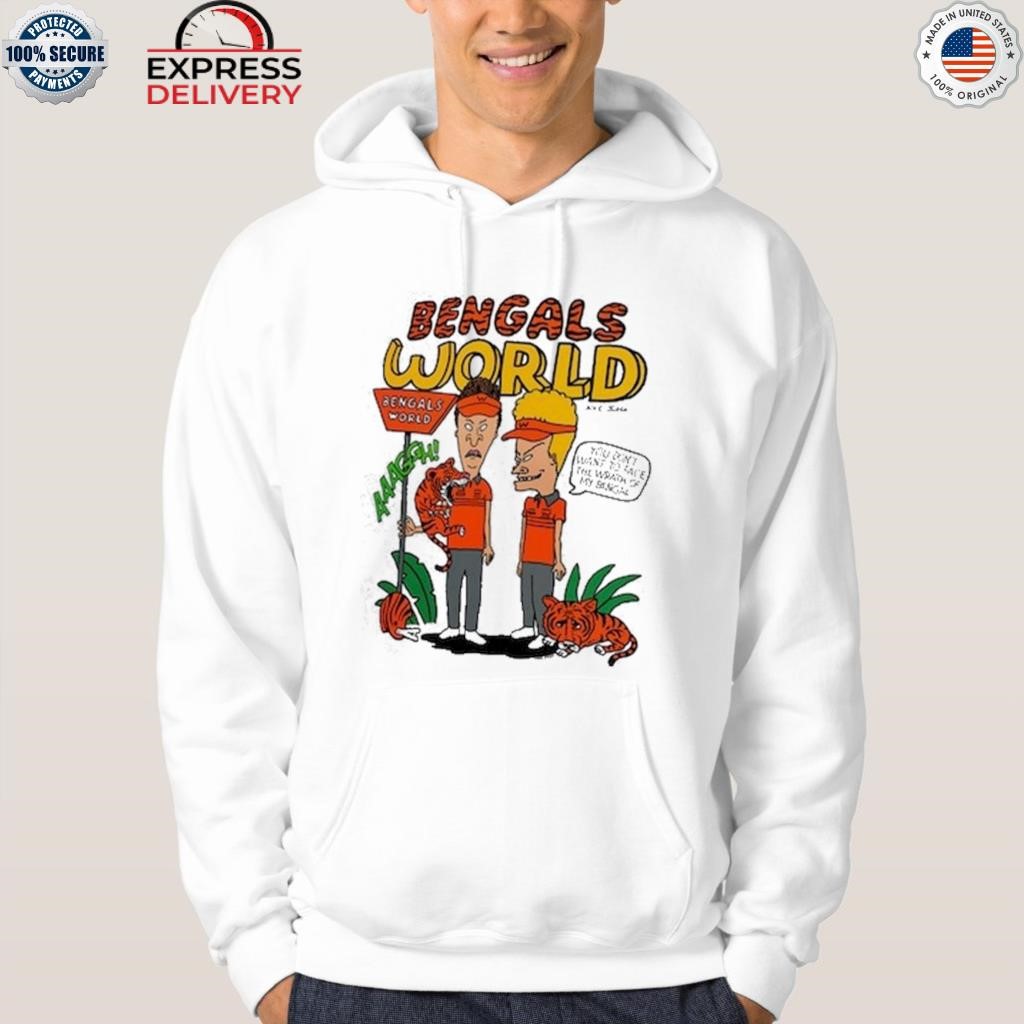 CincinnatI bengals homage beavis and butthead x bengals world shirt,  hoodie, sweater, long sleeve and tank top