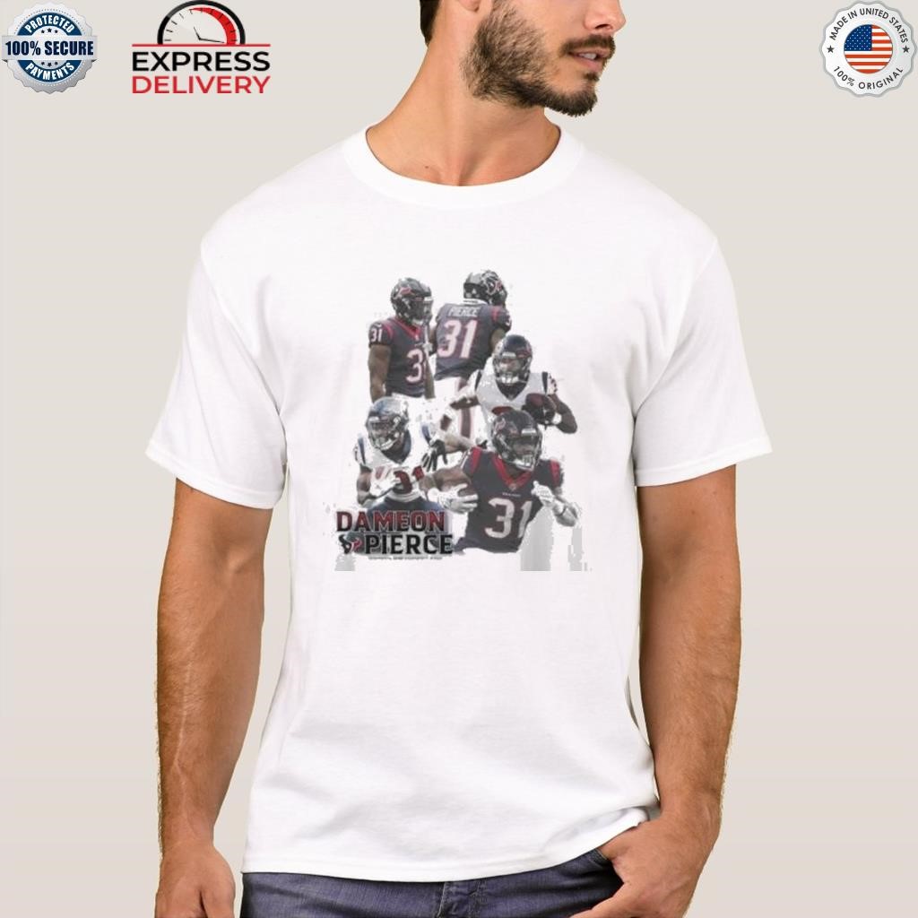 Original houston Texans football 31 Dameon Pierce player pose poster Us  gift shirt – Emilytees – Shop trending shirts in the USA – Emilytees  Fashion LLC – Store  Collection Home Page