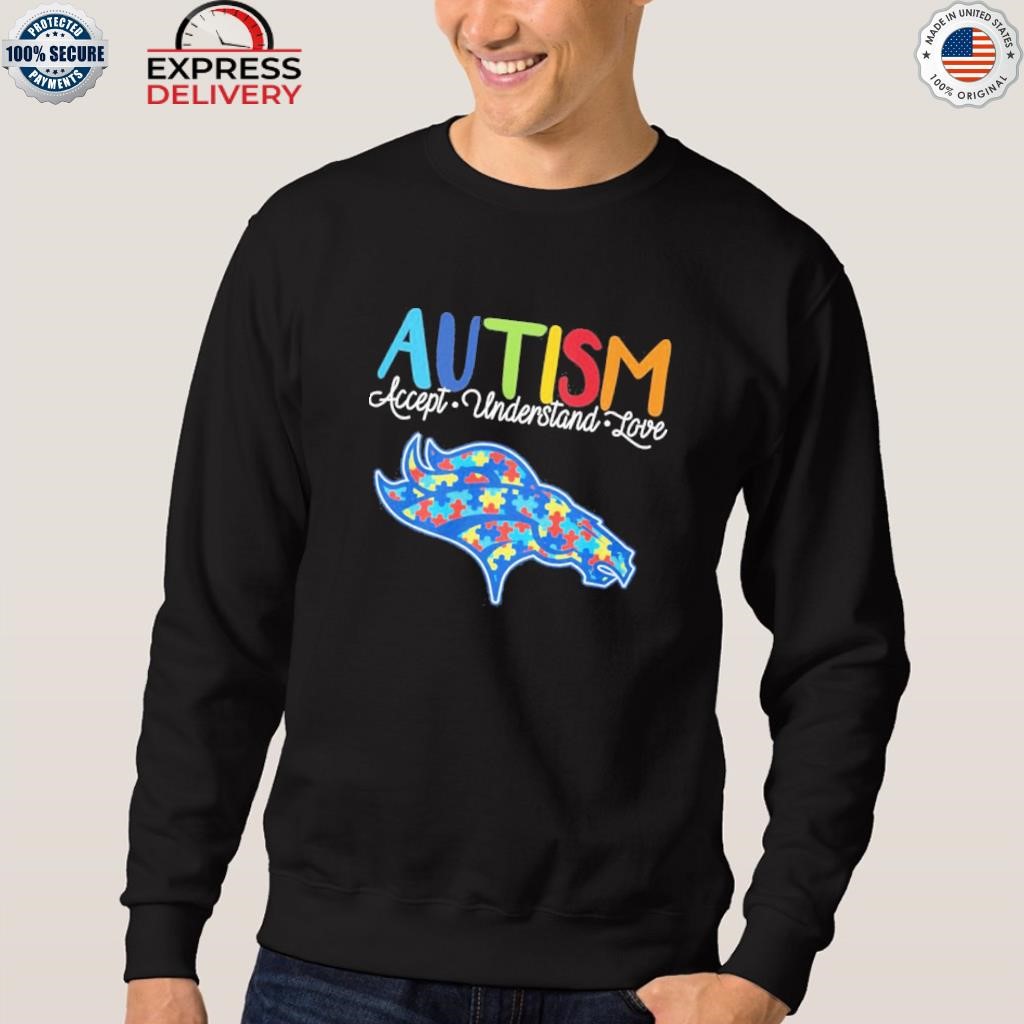 Denver Broncos Nfl Autism Awareness Accept Understand Love Shirt - Shibtee  Clothing