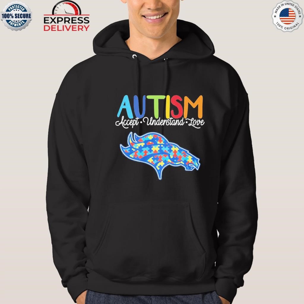 NFL Denver Broncos Puzzle Autism Awareness All Over Print 3D Hoodie Unisex  Hoodie