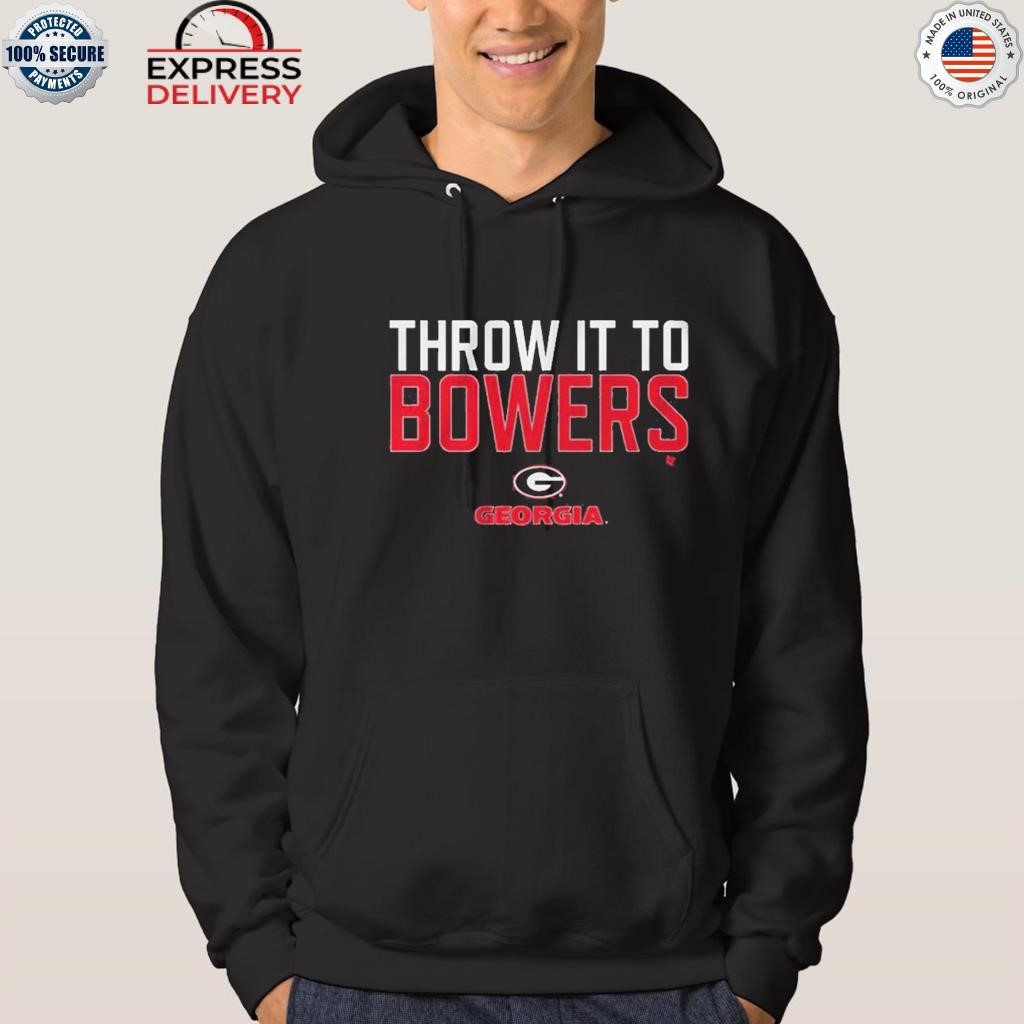 Georgia Bulldogs Throw It To Brock Bowers T-shirt,Sweater, Hoodie