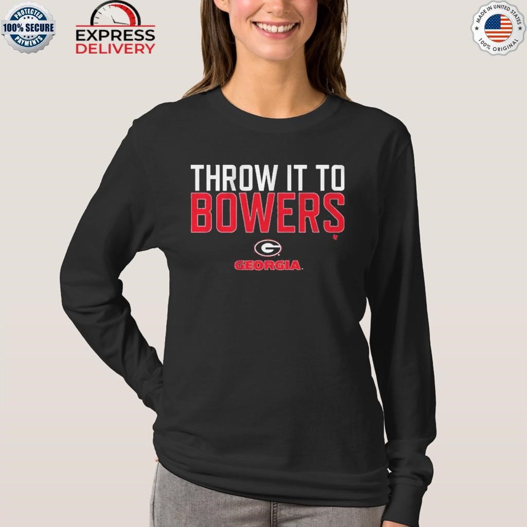 Georgia Bulldogs Throw It To Brock Bowers T-shirt,Sweater, Hoodie