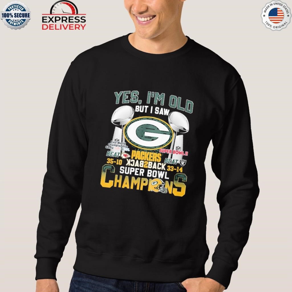 Vintage Green Bay Packers T-Shirt Men's XL Long Sleeve Graphic NFC