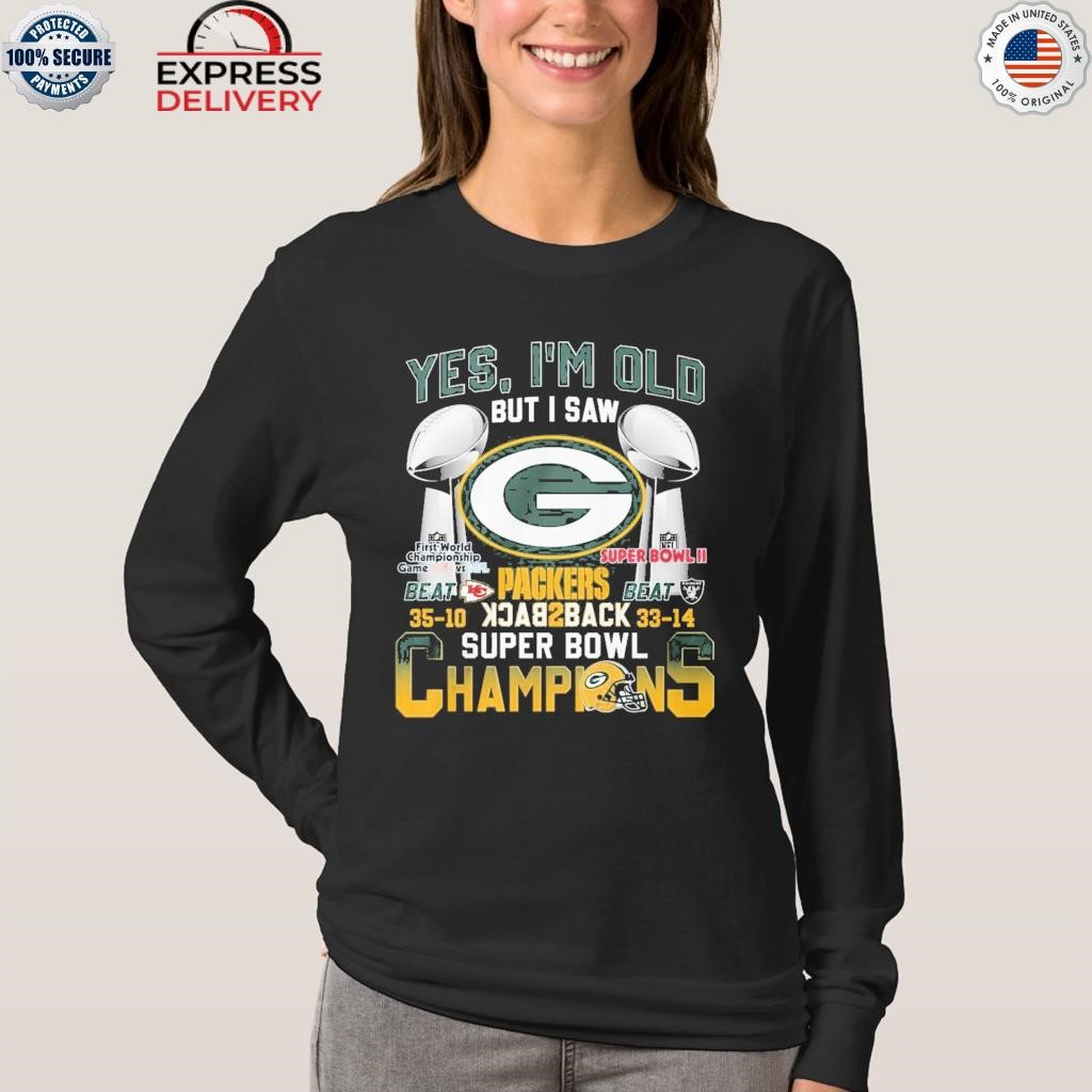 Green Bay Packers back 2 back super bowl champions shirt, hoodie