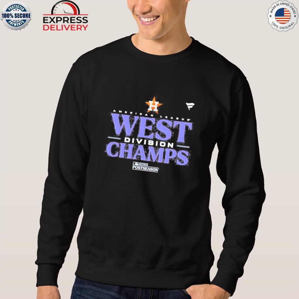 Official houston Astros American League West Division Champions 2023  shirt,Sweater, Hoodie, And Long Sleeved, Ladies, Tank Top