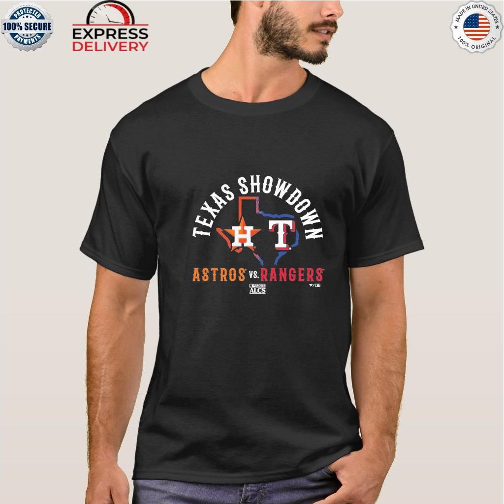 Official Houston Astros Vs Texas Rangers Alcs Texas Showdown 2023 Shirts,  sweatshirt, hoodie, v-neck tee