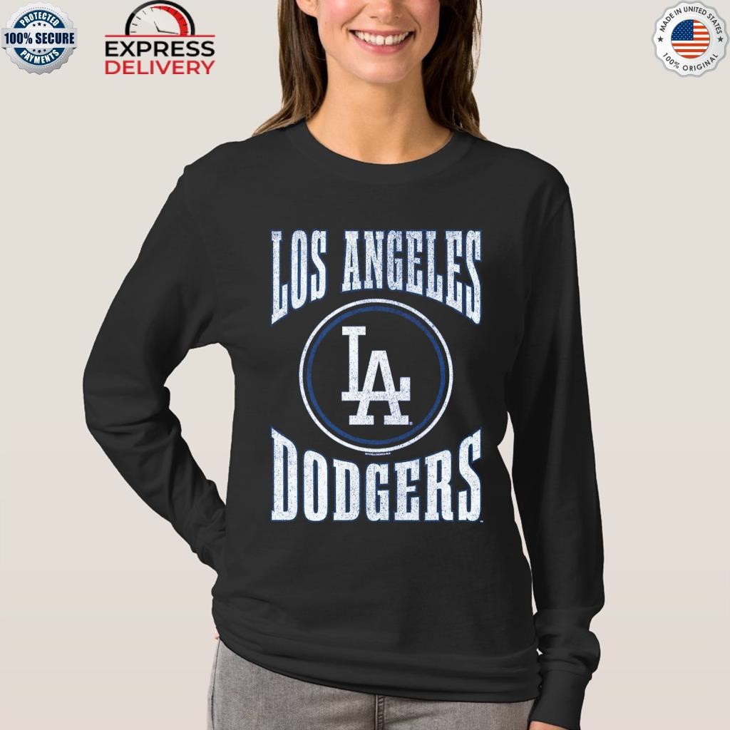Los angeles Dodgers arched logo slub ls shirt, hoodie, sweater