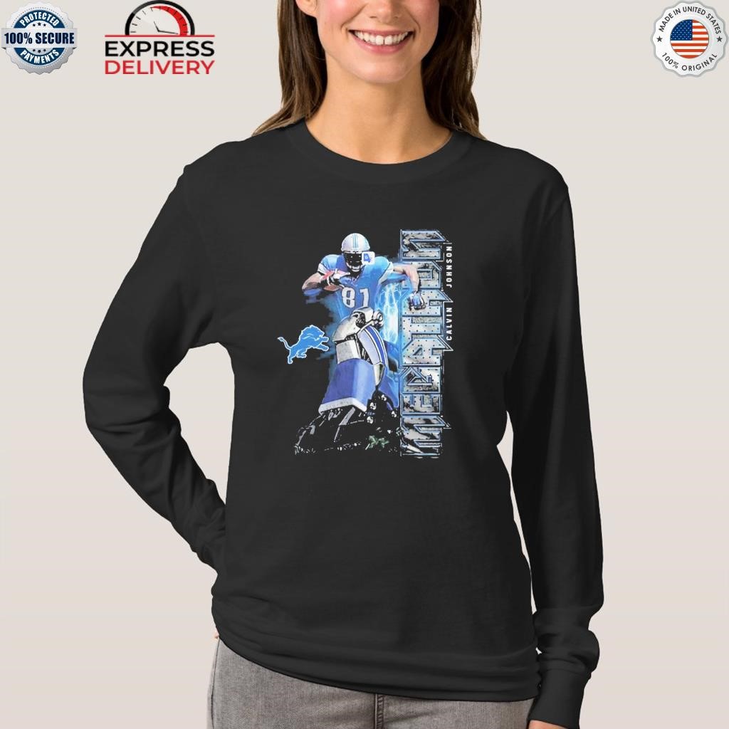 Calvin Johnson Graphic 2023 Megatron Long Sleeves T Shirt, hoodie