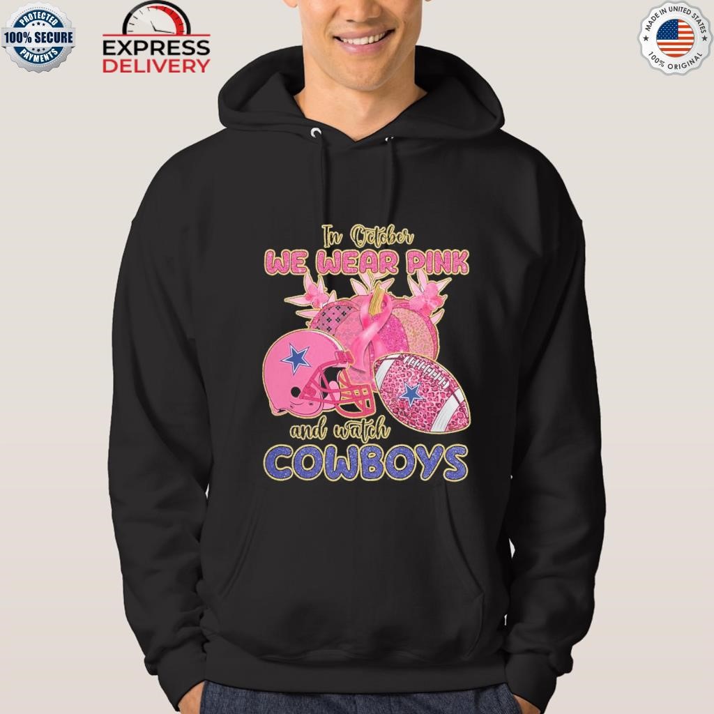 Real Nfl Dallas Cowboys Real Fans Wear Pink In October Shirt