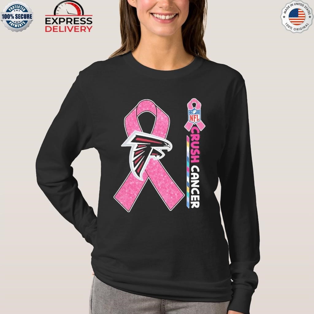 Crush Cancer Atlanta Falcons NFL Shirt Cancer Support Women Men