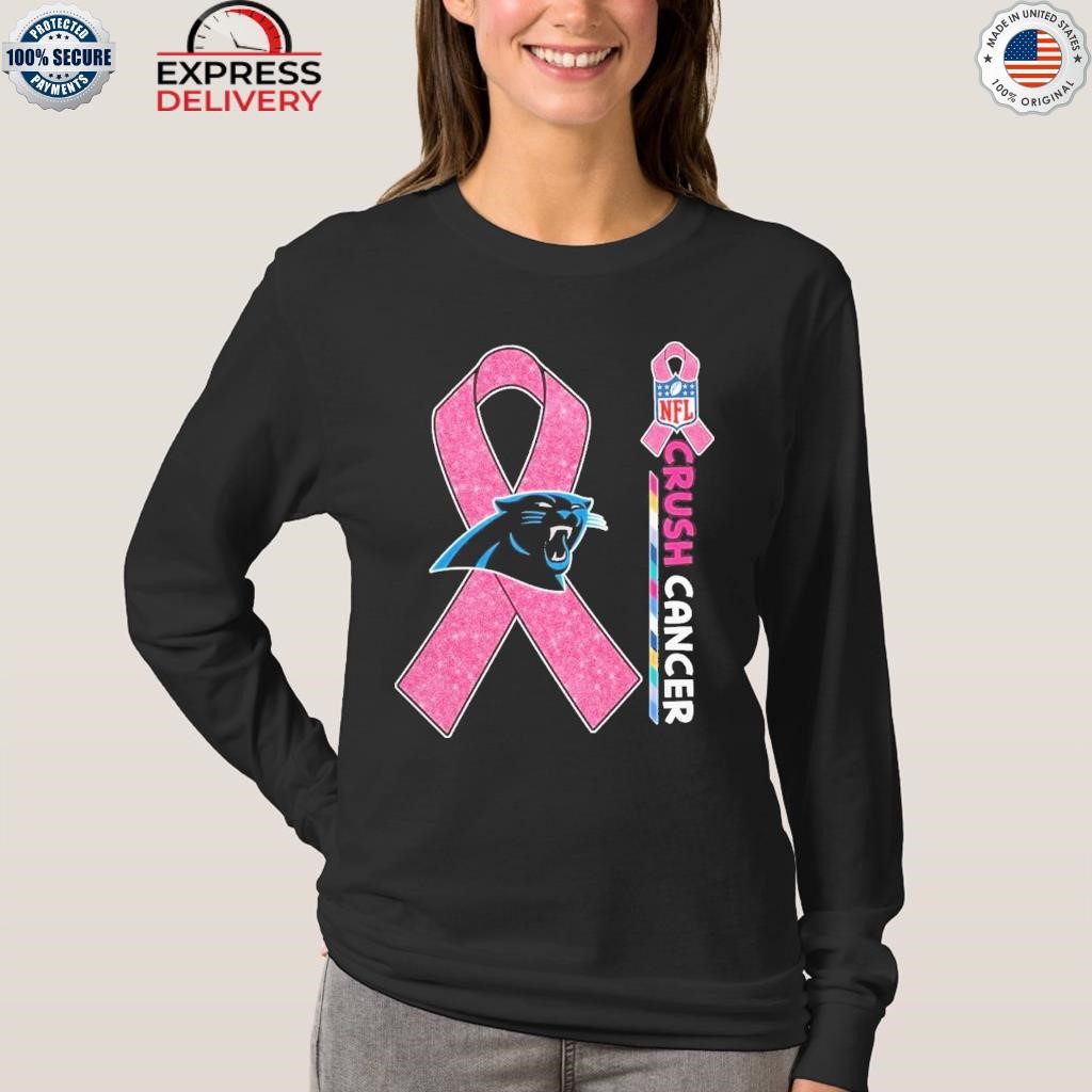 Carolina Panthers I am the toughest fan proud cancer survivor crucial catch  intercept cancer shirt, hoodie, sweater, long sleeve and tank top