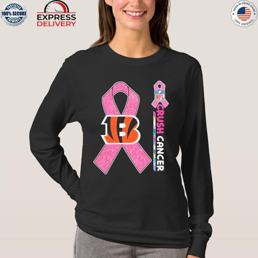 New Orleans Saints Nfl Crush Cancer T-shirt,Sweater, Hoodie, And Long  Sleeved, Ladies, Tank Top