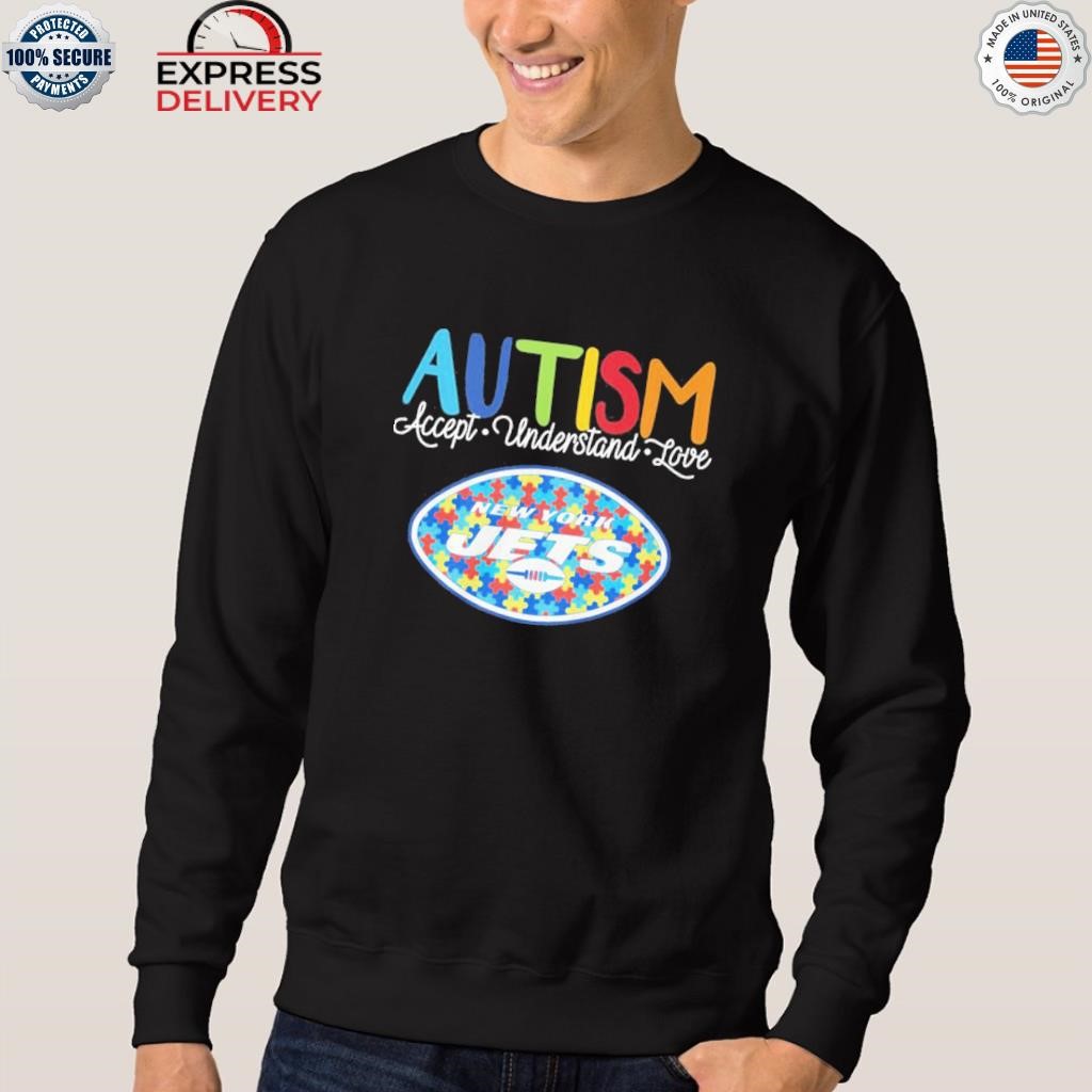 Official new York Jets NFL Autism Awareness It's Ok To Be