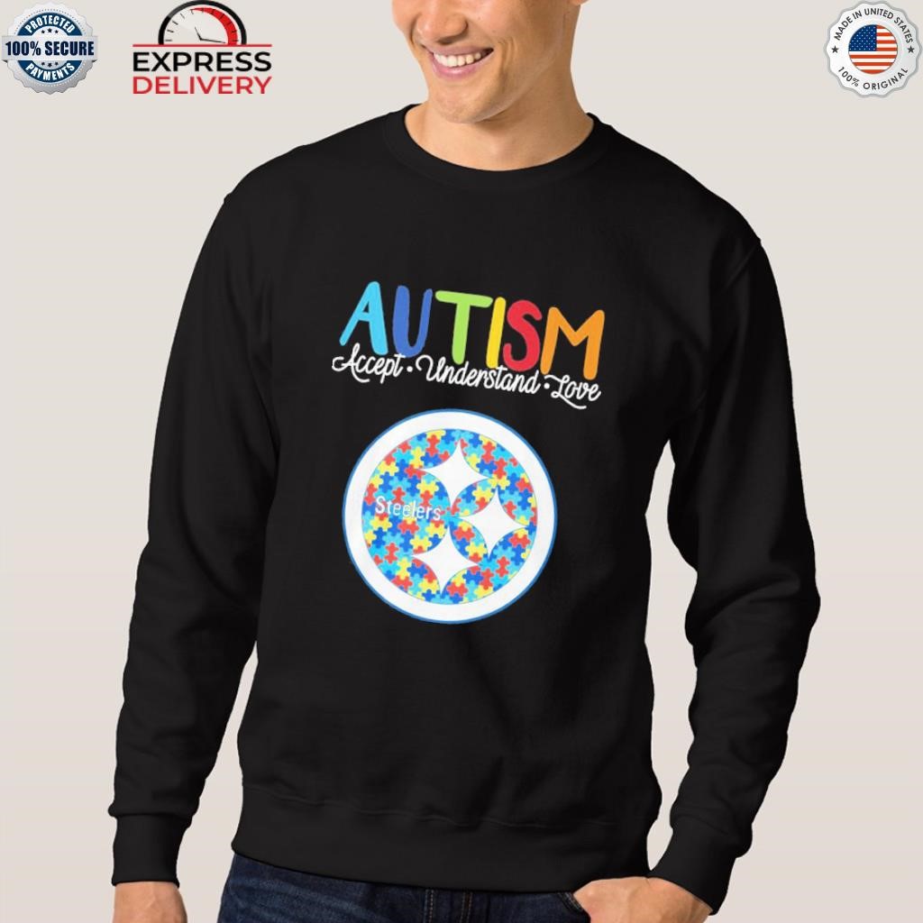 Pittsburgh Steelers Logo Football Autism Awareness T-Shirt - T-shirts Low  Price