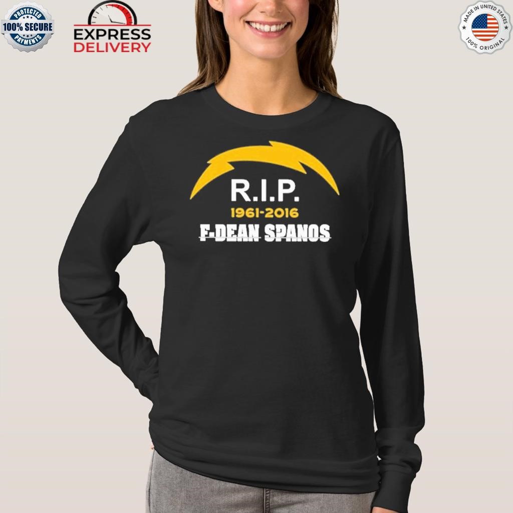 San Diego Chargers rip 1961 2016 F Dean Spanos shirt - Limotees