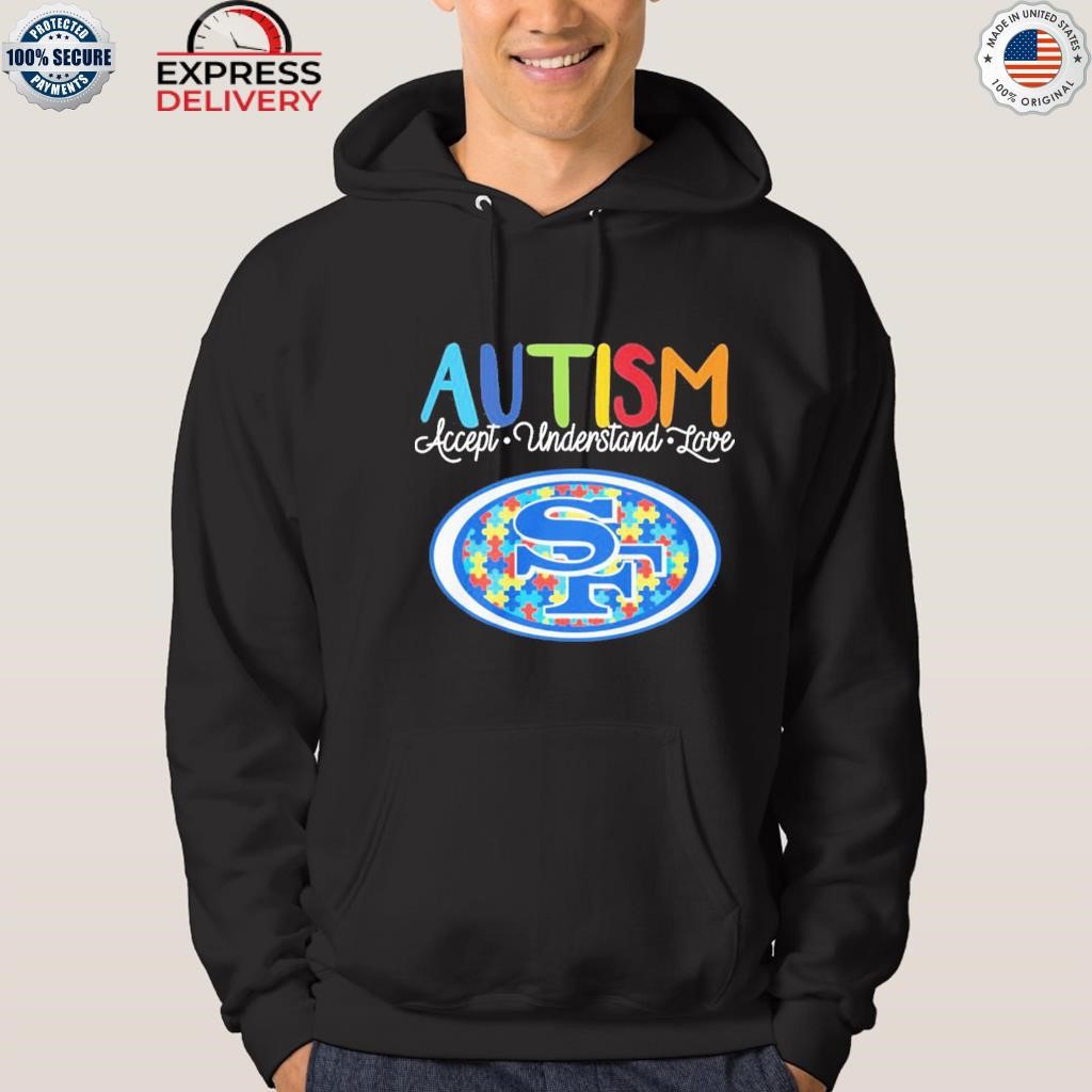 HOT TREND NFL San Francisco 49ers Special Autism Awareness Design