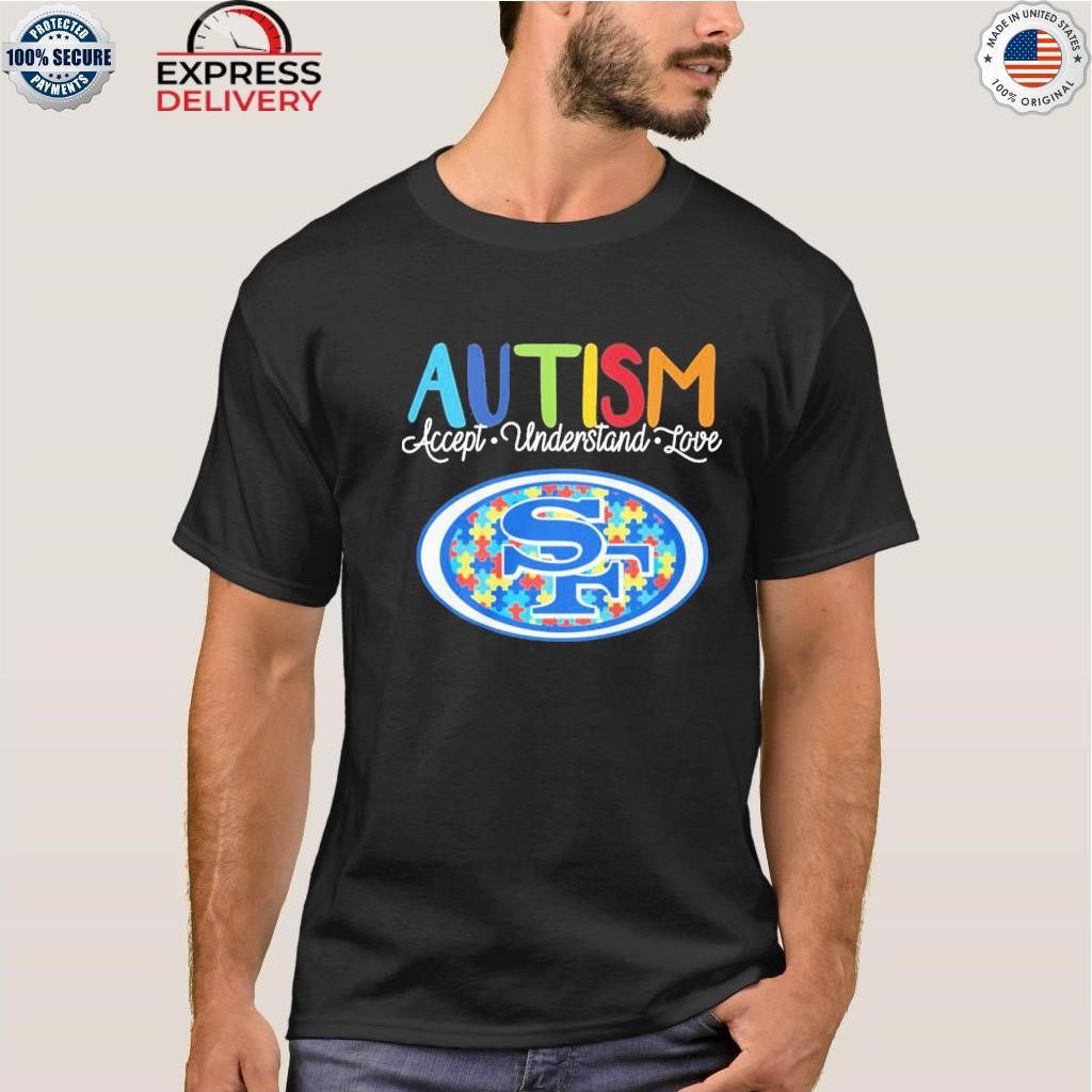 HOT TREND NFL San Francisco 49ers Special Autism Awareness Design