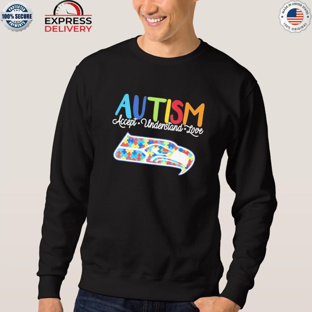 Seattle Seahawks NFL Autism Awareness Personalized Hoodie T Shirt