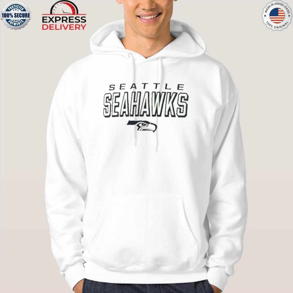 Seattle Seahawks Fanatics Branded Front Runner Long Sleeve Hooded