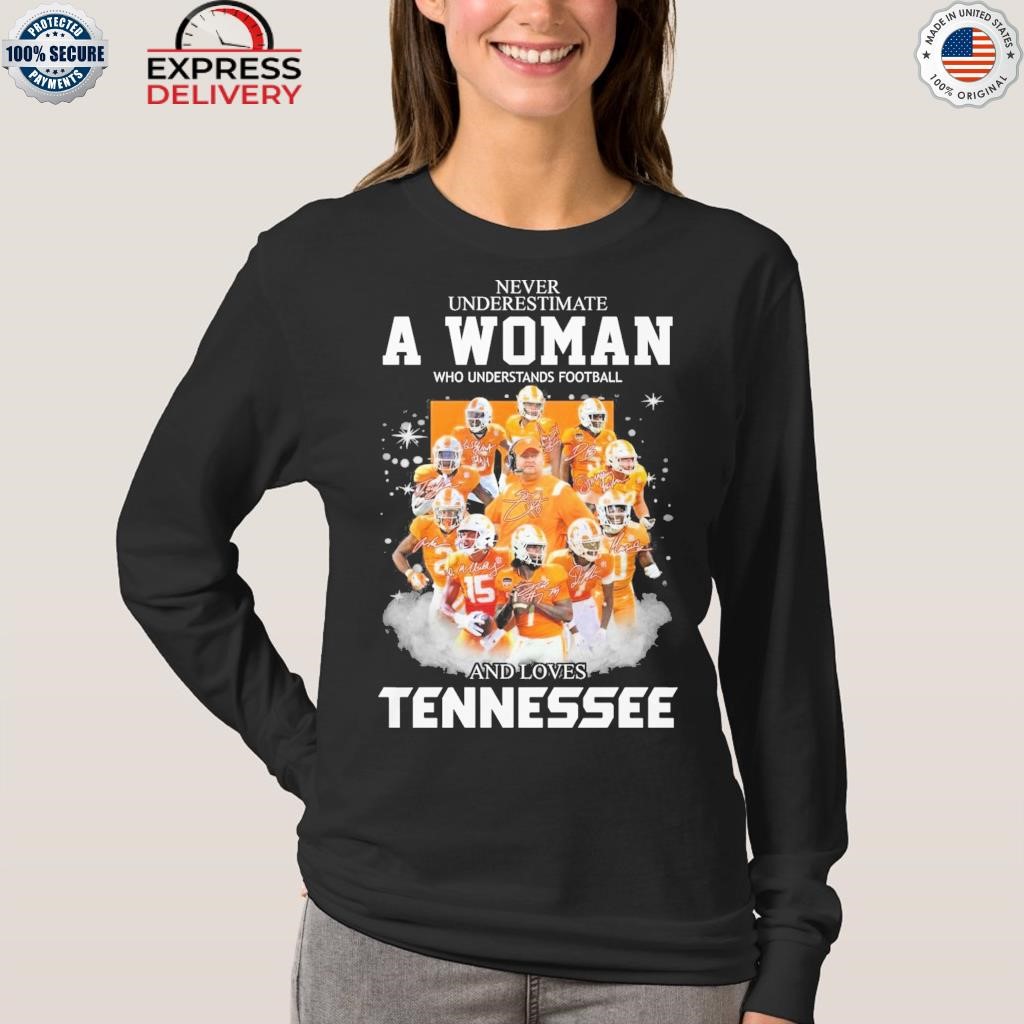 Never Underestimate A Woman Who Understands Baseball And Loves Tennessee  Shirt