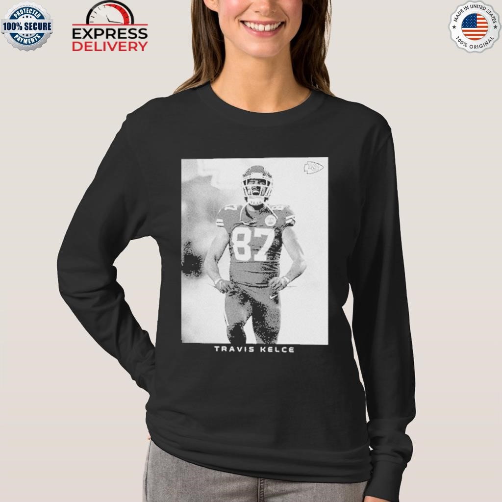 Travis Kelce KC Chiefs majestic threads player graphic shirt, hoodie,  sweater and v-neck t-shirt