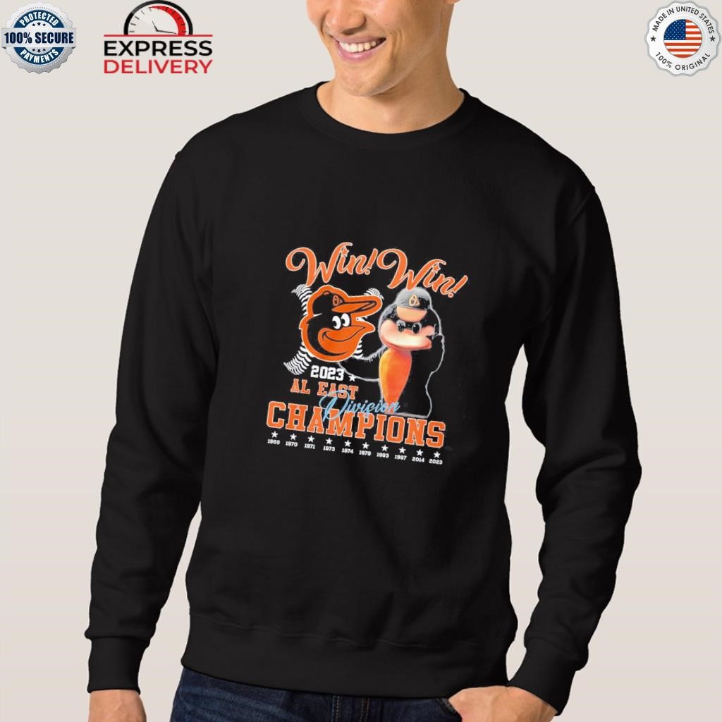 Baltimore Orioles 100 Wins AL East Division Champions 2023 Shirt, hoodie,  sweater, long sleeve and tank top