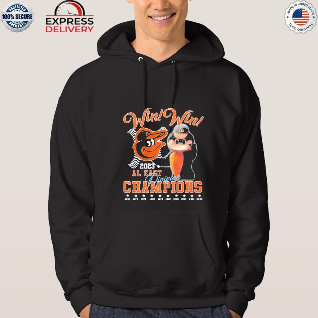 Baltimore Orioles 100 Wins AL East Division Champions 2023 Shirt, hoodie,  sweater and long sleeve