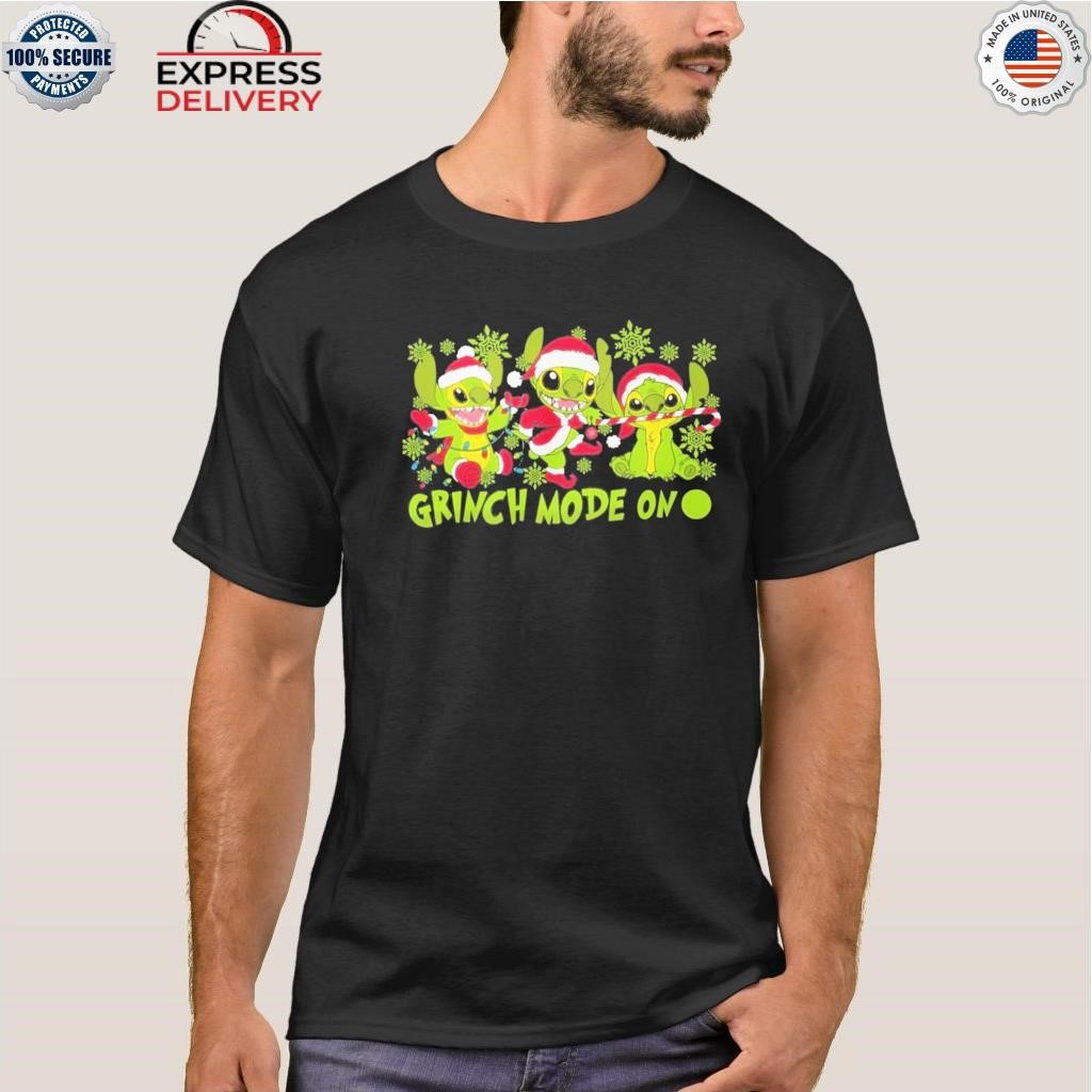 Grinch mode on Christmas shirt
