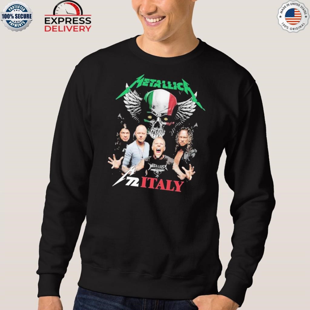 Metallica Italy 2024 TShirt, hoodie, sweater, long sleeve and tank top