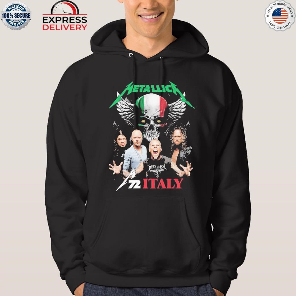 Metallica Italy 2024 TShirt, hoodie, sweater, long sleeve and tank top