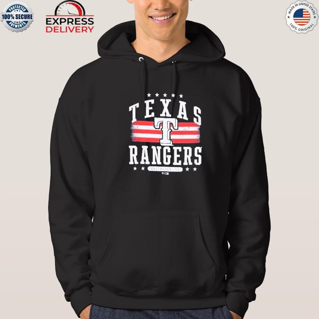 Texas rangers profile big and tall americana hoodie