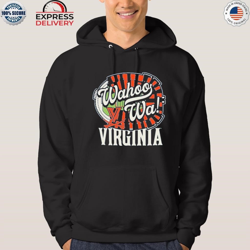 Virginia cavaliers hyper local stadium map phrase hoodie
