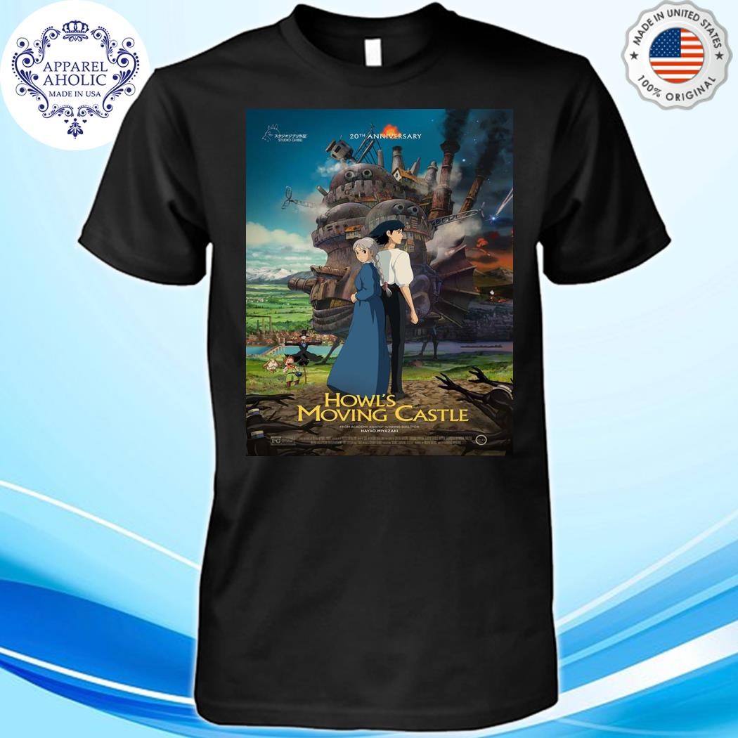 20th Anniversary Of Howl’s Moving Castle The Film Will Be Re-Released In Theaters On September 26 Poster Shirt