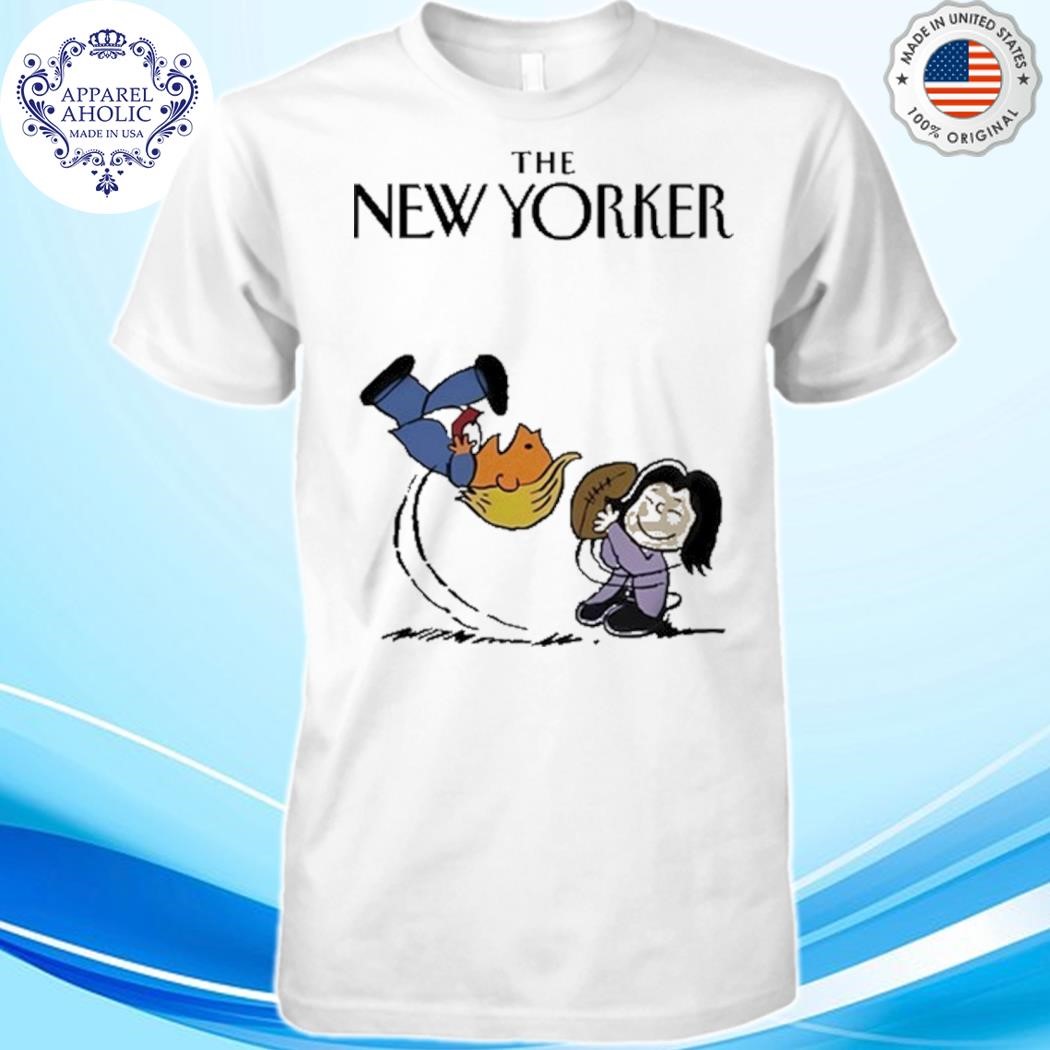 Anniefortruth The New Yorker Kamala Harris And Donald Trump Peanuts Shirt