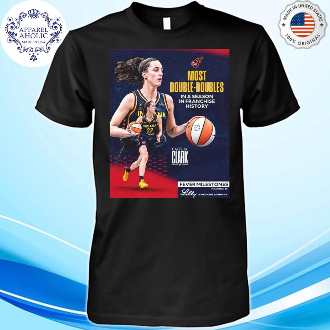 Congrats To Caitlin Clark On Breaking The Franchise Record For Double-Doubles In A Season Shirt