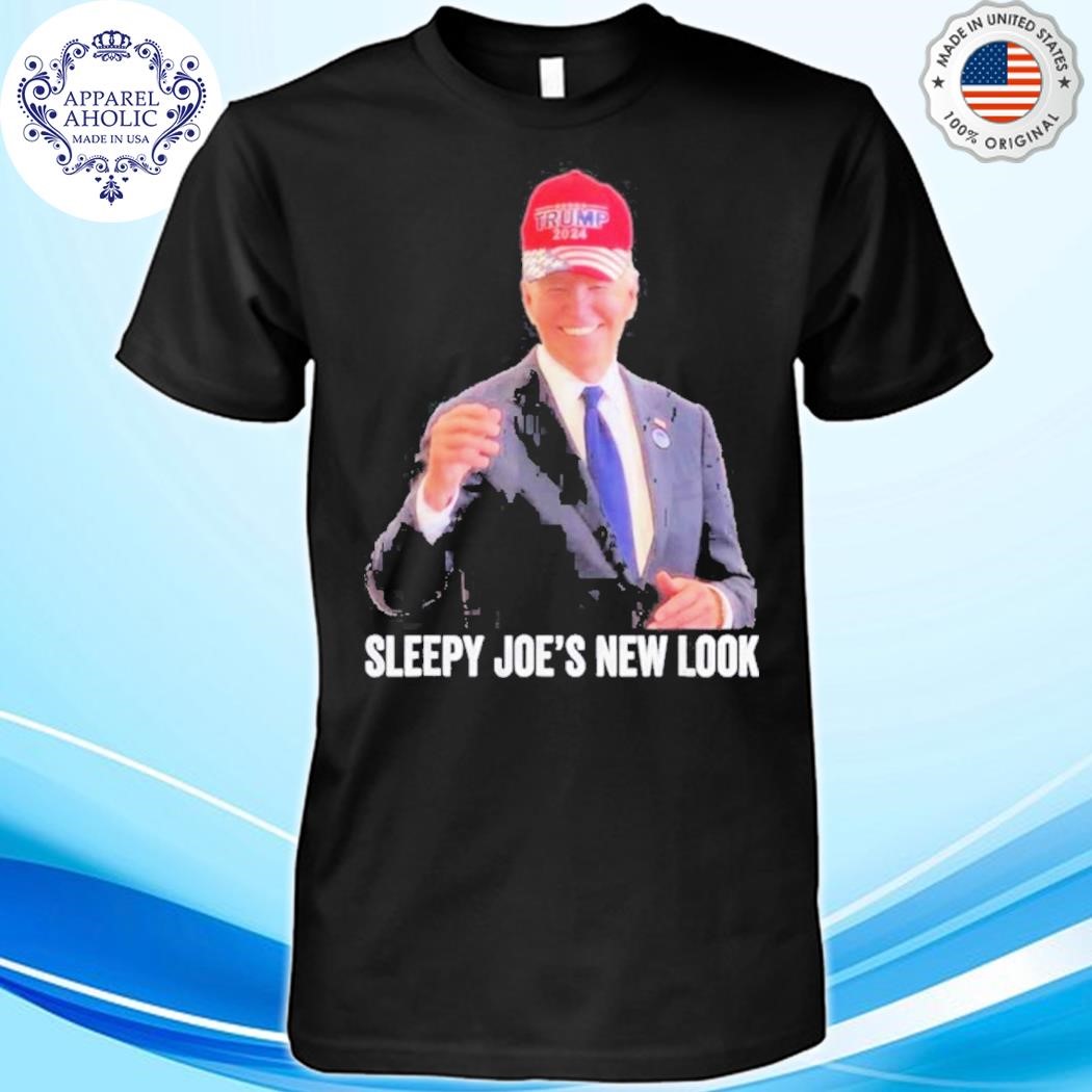 Joe Biden Wears A Donald Trump 2024 Hat Sleepy Joes New Look Shirt