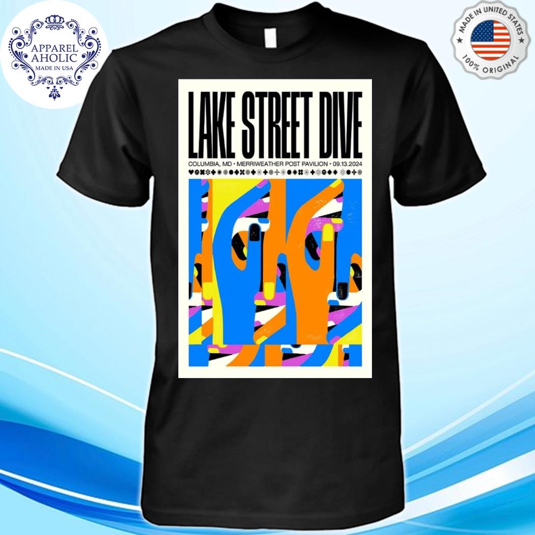 Lake Street Dive 9-13-2024 Columbia MD Poster Shirt