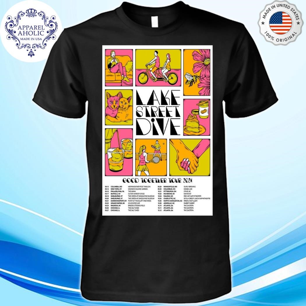 Lake Street Dive Good Together 2024 Tour Poster Shirt