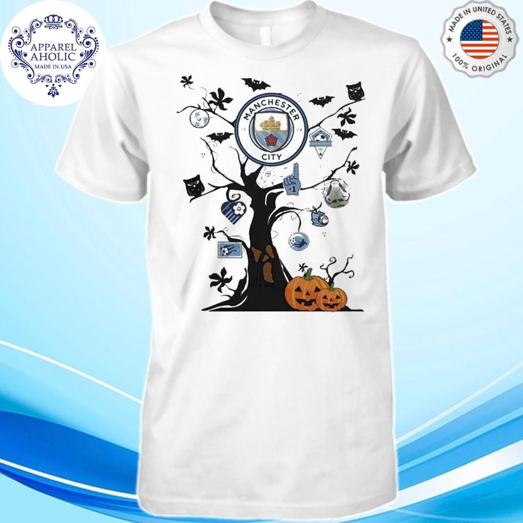 Manchester City Halloween Hanging Tree Spooky T-Shirt