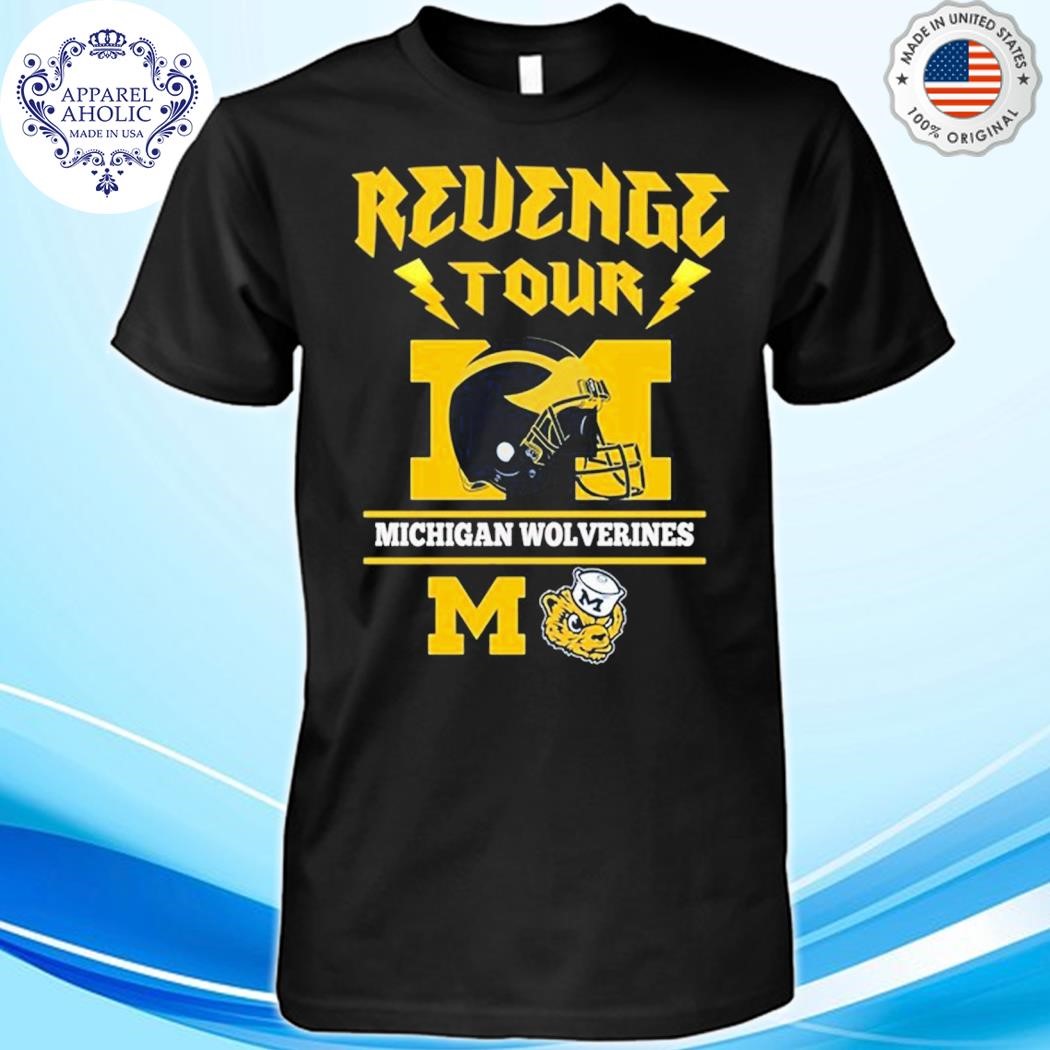 Michigan Wolverines Revenge Tour In 2024 Football Championship T-Shirt