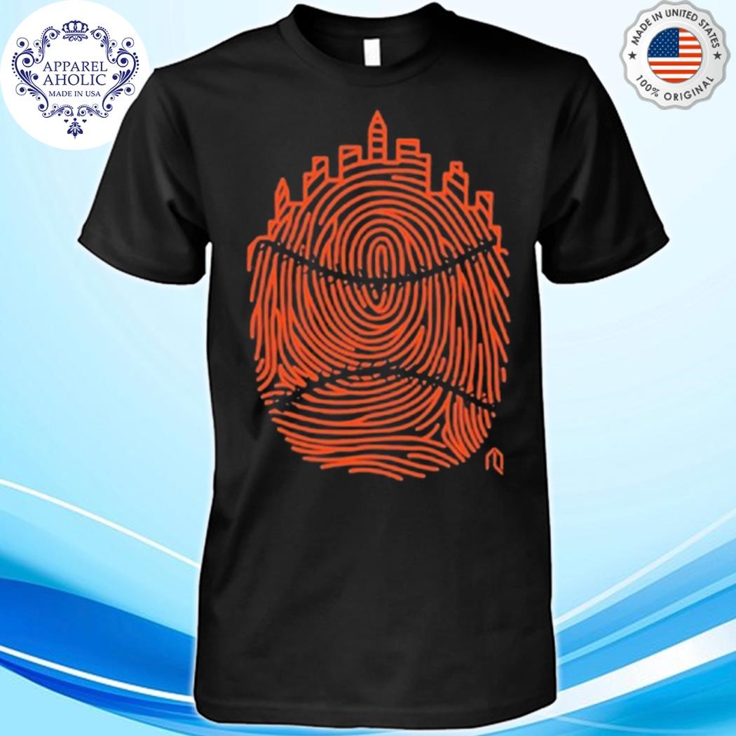 Ny skyline fingerprint performance shirt