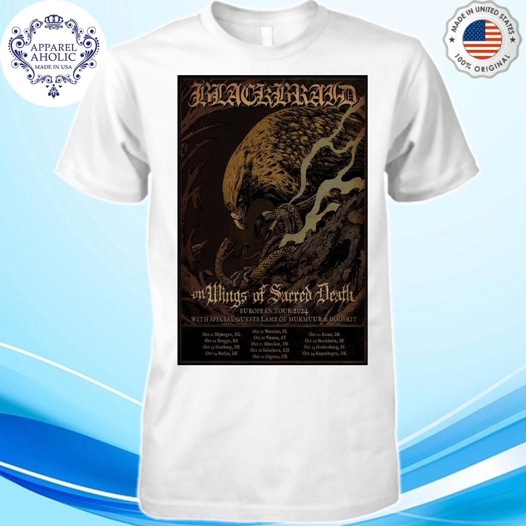 Official Blackbraid European 2024 Tour Poster Shirt