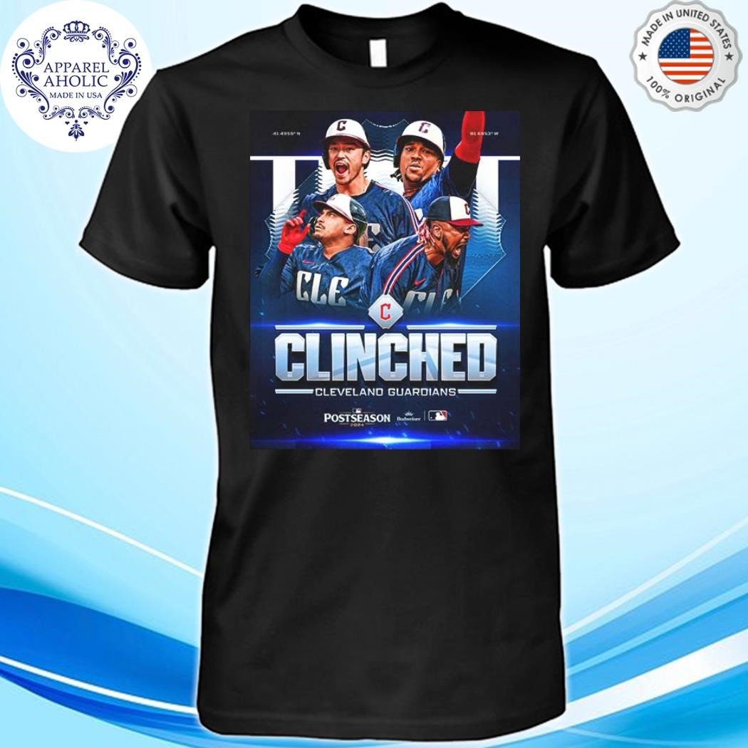 Official Congrats Cleveland Guardians Clinched 2024 Postseason MLB Shirt