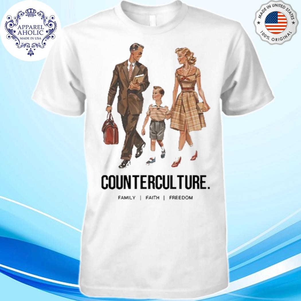 Official Counterculture Family Faith Freedom Shirt