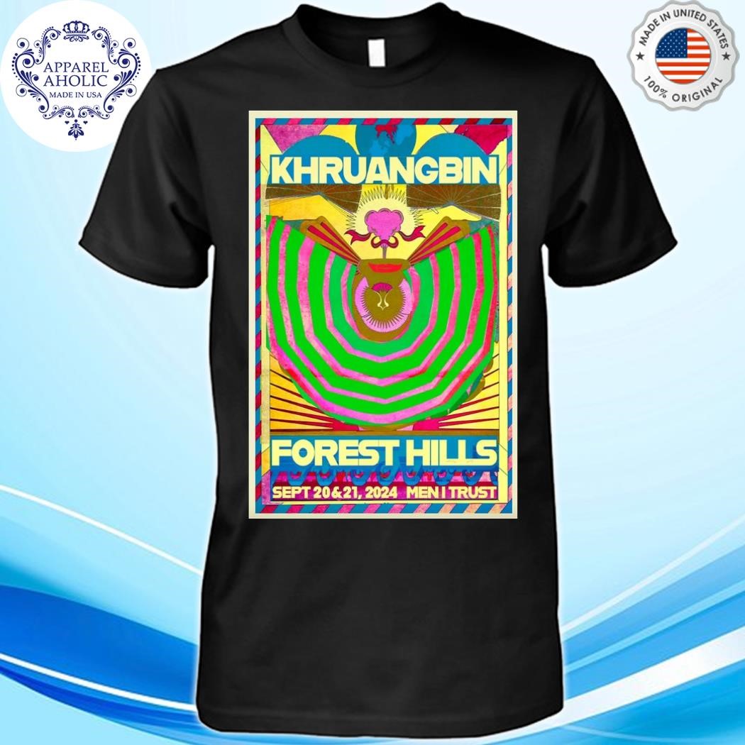 Official Khruangbin Sep 21-22 2024 New York NY Forest Hills Stadium Tour Poster Shirt